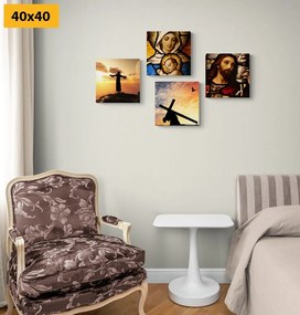 Set obrazov nebeské kráľovstvo - 4x 40x40