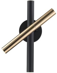 Zuma Line W0461-03N-P7SD - LED Nástenná lampa LOYA 3xLED/5W/230V čierna/mosadz