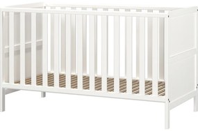 Biela postieľka z masívneho dreva 70x140 cm Alkmaar – Germania