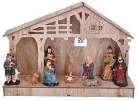 Solight 1V259 - LED Vianočná dekorácia LED/2xAA betlém