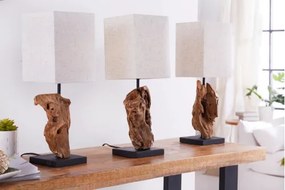 Stolová lampa 19478 Masív drevo/Bežová  - Komfort-nábytok