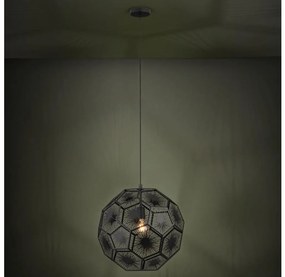 Eglo 39619 - Luster na lanku SKOURA 1xE27/60W/230V 50 cm čierna