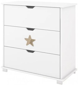 Komoda STAR s 3 zásuvkami - VIAC FARIEB