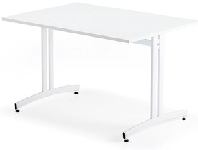 Stôl SANNA, 1200x800x720 mm, biela