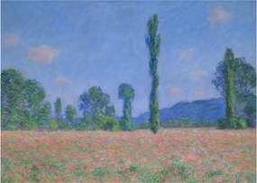 Obraz - Claude Monet, Poppy Field (Giverny), reprodukcia (70x50 cm)