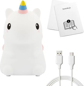 Detská lampa Unicorn, 1w, 3000k, RGB