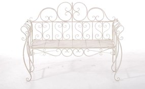 Záhradná lavička GS11173499 - Krémová antik