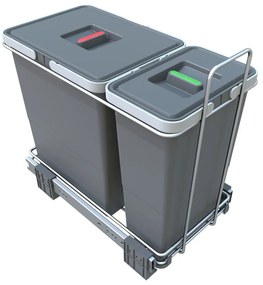 Plastový odpadkový kôš na triedený odpad/vstavaný 18 + 8 l Ecofil - Elletipi