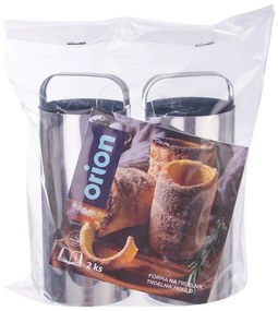 Antikoro formy na pečenie trdelníka v súprave 2 ks ø 6 cm – Orion