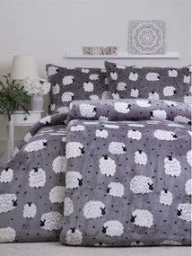 Obliečky mikroplyš Exclusive – Ovečky 140 × 200 cm, 70 x 90 cm