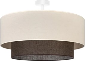 Brilagi - LED prisadený luster BOHO STYLE 3×E27/15W/230V Ø 60 cm krémový/hnedý