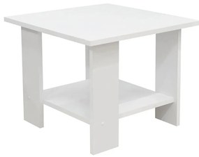 Konferenčný stolík Lena 55x55x44 Biely 873420
