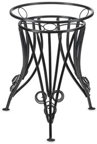 Stojan na kvety 47x43 cm čierna