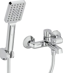 Laveo Vaňová batéria Alita so sprchovým setom - BVA_011D, chróm