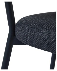 Tmavosivá jedálenská stolička Fowler – Unique Furniture