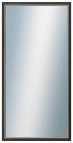 DANTIK - Zrkadlo v rámu, rozmer s rámom 60x120 cm z lišty TAIGA čierna (3108)