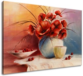 Gario Ručne maľovaný obraz Kompozícia Vlčí mak Rozmery: 70 x 100 cm