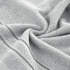BAVLNENÝ UTERÁK EMINA SADA 6KS 50X90 CM STRIEBORNÁ