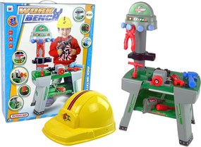 LEAN Toys Veľká sada pre kutilov: dielenský stôl + príslušenstvo