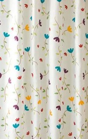 Aqualine Aqualine, Sprchový záves 180x200cm, polyester, kvetovaný, ZP007