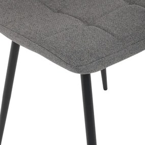 Jedálenská stolička sivá DCL-V2017 GREY2