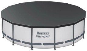 Rámový záhradný  bazén Bestway STEEL-PRO MAX™ s rozmermi 427 x 107 cm  11 v 1 56950