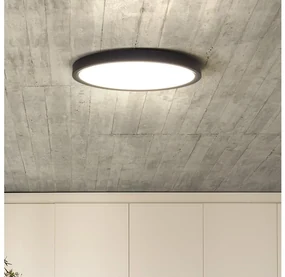 Solight WO8018 - LED Stm. strop. svietidlo ESTELA LED/36W/230V+DO pr.30 cm čierna SL1613