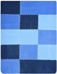 James & Nicholson (Daiber) Farebná deka 150x200 cm JN954 - Modrá | 150 x 200 cm