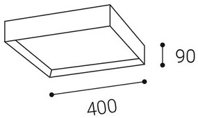 LED2 MILO 40, W DIM 30W 2CCT 3000K/4000K 1272251DT