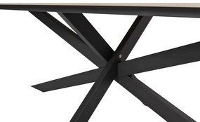 Prado jedálenský stôl s keramickou doskou 240x105 cm antracitový