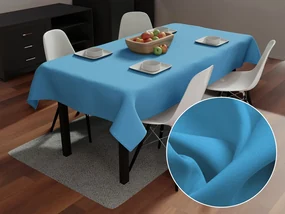 Biante Dekoračný obdĺžnikový obrus Rongo RG-065 Svetlo modrý 100x160 cm