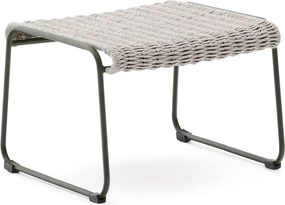 Sivozelená záhradná podnožka Maurina – Kave Home