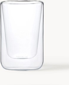 Dvojstenné sklenené poháre na kávu Nero, 2 ks