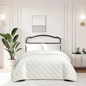 Prikrývka na posteľ Anna RQ-088 220x250 cm biela