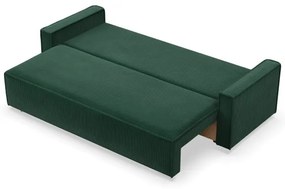 Trojmiestna rozkladacia sedačka NOTO fľaškovo zelená