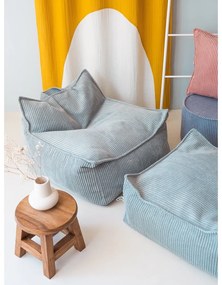 Menčestrový detský sedací vak v mentolovej farbe Chair – Wigiwama