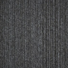 Tapibel, Kobercový štvorec Coral Lines 60345-50 šedo-čierny 50 x 50 cm, chodba / predsieň