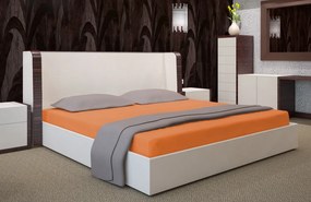 Dekorstudio Prestieradlo Jersey s gumičkou oranžové PRZJ9 Rozmer plachty: 90x200cm