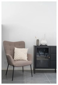 Svetlosivé kreslo ušiak Glasgow – House Nordic