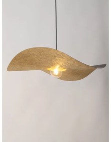 Luster na lanku KAPELLO 1xE27/60W/230V pr. 76 cm čierna/zlatá