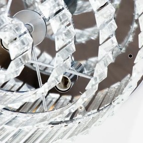 Brilagi - LED krištáľové stropné svietidlo MOZART 5xE14/40W/230V lesklý chróm