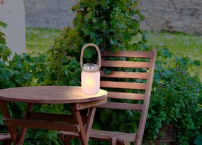 GLOBO Záhradná stolová lampa SOLAR LED, efekt plameňa