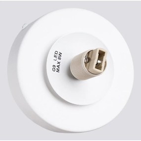 Biele nástenné svietidlo Blaze – Sollux