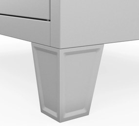 Pracovná odevná skriňa BHP sivá: BARTEK 1 Plus