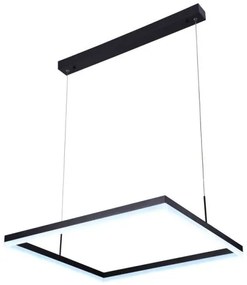 LED Stmievateľný luster na lanku LED/55W/230V 3000-6500K + diaľkové ovládanie