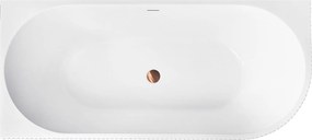 Rea Wenus, akrylová rohová vaňa 1700x800x575 mm, ľavá, biela, REA-W0129