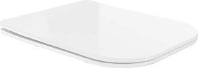 Mexen doska s pomalým sklápaním slim, duroplast, biela lesklá - 39060100