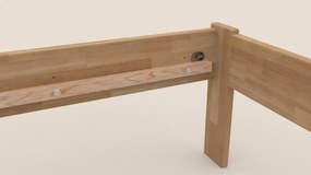 Manželská posteľ Tema 180x200 cm, prírodný buk