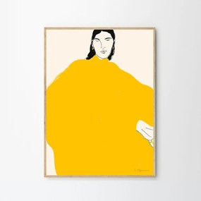 The Poster Club Plagát Yellow Dress by Rosie McGuinness 30x40 cm