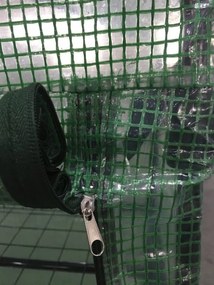 Balkónový zelený fóliovník s policami 69 x 49 x 125 cm